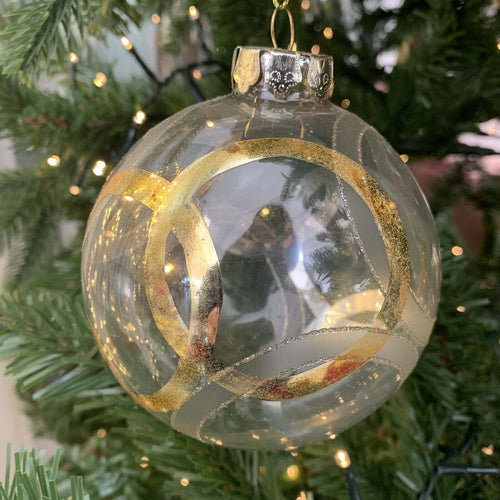 6 palline natalizie in vetro Trasparente con Anelli da Ø 10 cm, Pendaglio Tinta Unita Casa e cucina/Decorazioni per interni/Addobbi e decorazioni per ricorrenze/Decorazioni natalizie/Addobbi e decorazioni/Palle e palline MagiediNatale.it - Altamura, Commerciovirtuoso.it