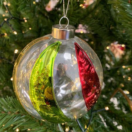 6 palline natalizie in vetro Trasparente con Vortice da Ø 10 cm, Pendaglio Decorato Casa e cucina/Decorazioni per interni/Addobbi e decorazioni per ricorrenze/Decorazioni natalizie/Addobbi e decorazioni/Palle e palline MagiediNatale.it - Altamura, Commerciovirtuoso.it