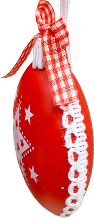 6 palline natalizie piatte in latta Rosso e Bianco da Ø 8 cm, Pendaglio Tinta Unita Casa e cucina/Decorazioni per interni/Addobbi e decorazioni per ricorrenze/Decorazioni natalizie/Addobbi e decorazioni/Palle e palline MagiediNatale.it - Altamura, Commerciovirtuoso.it