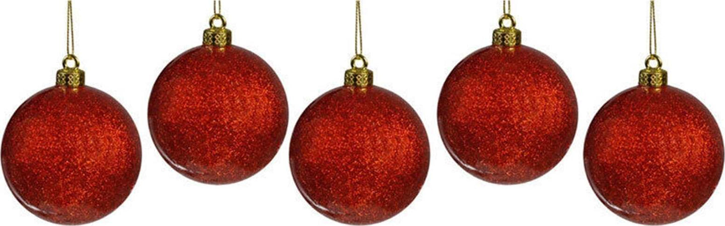 6 palline per albero di natale con Glitter da Ø 10 cm pendaglio decorato Casa e cucina/Decorazioni per interni/Addobbi e decorazioni per ricorrenze/Decorazioni natalizie/Addobbi e decorazioni/Palle e palline MagiediNatale.it - Altamura, Commerciovirtuoso.it
