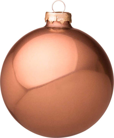 6 palline per albero di natale in PVC Bronzo da Ø 8 cm pendaglio Tinta Unita Casa e cucina/Decorazioni per interni/Addobbi e decorazioni per ricorrenze/Decorazioni natalizie/Addobbi e decorazioni/Palle e palline MagiediNatale.it - Altamura, Commerciovirtuoso.it