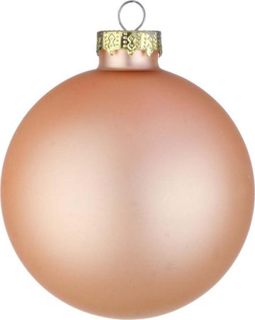 6 palline per albero di natale in vetro Albicocca da Ø 8 cm pendaglio Tinta Unita Casa e cucina/Decorazioni per interni/Addobbi e decorazioni per ricorrenze/Decorazioni natalizie/Addobbi e decorazioni/Palle e palline MagiediNatale.it - Altamura, Commerciovirtuoso.it