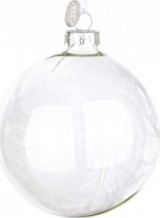 6 Palline per albero di Natale in vetro Bianco Plume con Fiocchi pendaglio Tinta Unita Casa e cucina/Decorazioni per interni/Addobbi e decorazioni per ricorrenze/Decorazioni natalizie/Addobbi e decorazioni/Palle e palline MagiediNatale.it - Altamura, Commerciovirtuoso.it