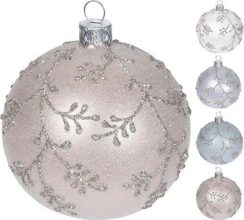 6 palline per albero di natale in vetro con Glitter da Ø 10 cm pendaglio decorato Casa e cucina/Decorazioni per interni/Addobbi e decorazioni per ricorrenze/Decorazioni natalizie/Addobbi e decorazioni/Palle e palline MagiediNatale.it - Altamura, Commerciovirtuoso.it