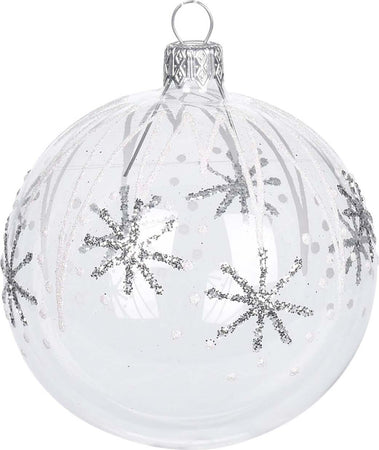 6 palline per albero di natale in vetro con glitter da Ø 10 cm pendaglio decorato Casa e cucina/Decorazioni per interni/Addobbi e decorazioni per ricorrenze/Decorazioni natalizie/Addobbi e decorazioni/Palle e palline MagiediNatale.it - Altamura, Commerciovirtuoso.it