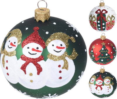6 palline per albero di natale in vetro con Glitter da Ø 10 cm pendaglio decorato Casa e cucina/Decorazioni per interni/Addobbi e decorazioni per ricorrenze/Decorazioni natalizie/Addobbi e decorazioni/Palle e palline MagiediNatale.it - Altamura, Commerciovirtuoso.it