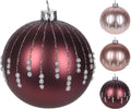 6 palline per albero di natale in vetro con glitter da Ø 10 cm pendaglio decorato Casa e cucina/Decorazioni per interni/Addobbi e decorazioni per ricorrenze/Decorazioni natalizie/Addobbi e decorazioni/Palle e palline MagiediNatale.it - Altamura, Commerciovirtuoso.it