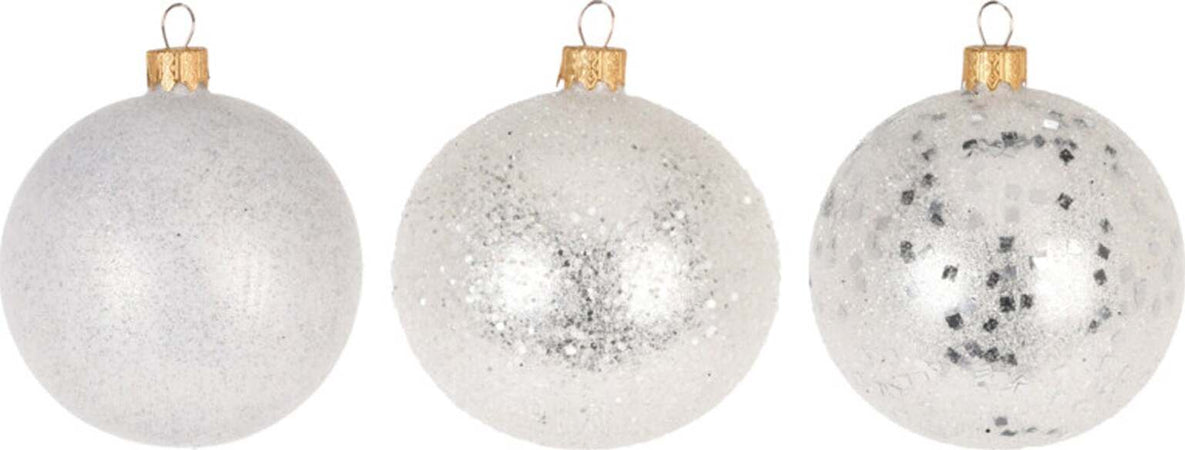 6 palline per albero di natale in vetro da Ø 10 cm pendaglio decorato Casa e cucina/Decorazioni per interni/Addobbi e decorazioni per ricorrenze/Decorazioni natalizie/Addobbi e decorazioni/Palle e palline MagiediNatale.it - Altamura, Commerciovirtuoso.it