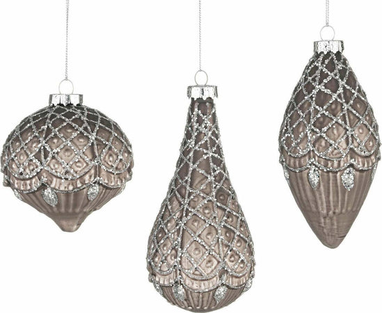 6 palline per albero di natale in vetro Marrone con Glitter da Ø 8 cm pendaglio decorato Casa e cucina/Decorazioni per interni/Addobbi e decorazioni per ricorrenze/Decorazioni natalizie/Addobbi e decorazioni/Palle e palline MagiediNatale.it - Altamura, Commerciovirtuoso.it