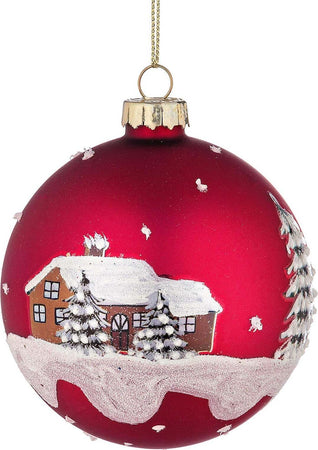 6 palline per albero di natale in vetro Rosso da Ø 8 cm pendaglio decorato Casa e cucina/Decorazioni per interni/Addobbi e decorazioni per ricorrenze/Decorazioni natalizie/Addobbi e decorazioni/Palle e palline MagiediNatale.it - Altamura, Commerciovirtuoso.it