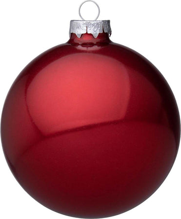 6 palline per albero di natale in vetro Rosso da Ø 8 cm pendaglio Tinta Unita Casa e cucina/Decorazioni per interni/Addobbi e decorazioni per ricorrenze/Decorazioni natalizie/Addobbi e decorazioni/Palle e palline MagiediNatale.it - Altamura, Commerciovirtuoso.it