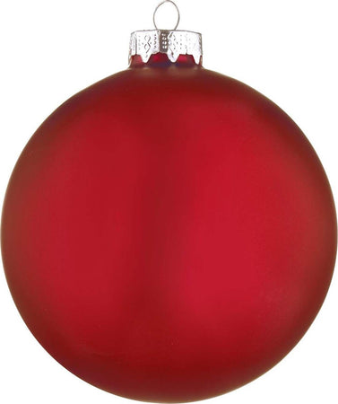 6 palline per albero di natale in vetro Rosso Opaco da Ø 6 cm pendaglio Tinta Unita Casa e cucina/Decorazioni per interni/Addobbi e decorazioni per ricorrenze/Decorazioni natalizie/Addobbi e decorazioni/Palle e palline MagiediNatale.it - Altamura, Commerciovirtuoso.it