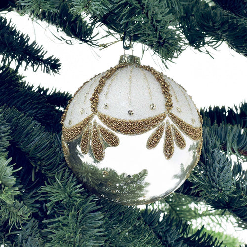 6 Palline per albero di Natale in vetro Specchiato e decorazioni Oro Ø 10 cm Casa e cucina/Decorazioni per interni/Addobbi e decorazioni per ricorrenze/Decorazioni natalizie/Addobbi e decorazioni/Palle e palline MagiediNatale.it - Altamura, Commerciovirtuoso.it