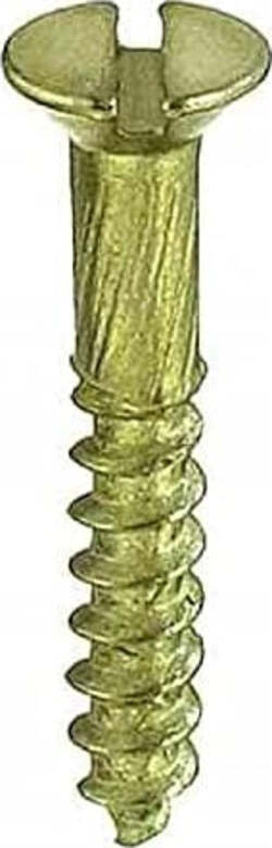 6-PEZZI---VITI-PER-LEGNO-CON-TESTA-PIANA-SVASATA---5,0X60MM---IN-OTTONE