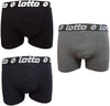 6 Pezzi Boxer in cotone a tinta unita bielastico con Elastico e Logo - Lotto