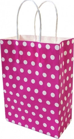 6 PEZZI BUSTA BUSTE DA REGALO SHOPPERS IN CARTA CON MANICI FUCSIA POIS 21X14.5X8 Casa e cucina/Hobby creativi/Articoli per confezioni regalo/Sacchetti da regalo Trade Shop italia - Napoli, Commerciovirtuoso.it