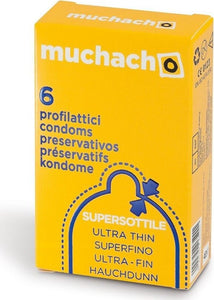 6 Profilattici sottili superfino Muchacho Supersottile Profilattici Preservativi Trasparenti Sottili Senza Aroma Salute e cura della persona/Erotismo e contraccezione/Sesso sicuro e contraccezione/Preservativi/Preservativi maschili Kondorama - Martinsicuro, Commerciovirtuoso.it