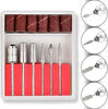 6 PUNTE KIT SET FRESA FRESATRICE NAIL ART UNGHIE CILINDRI ABRASIVI SCOVOLINI Bellezza/Manicure e pedicure/Strumenti e accessori/Frese per unghie Trade Shop italia - Napoli, Commerciovirtuoso.it