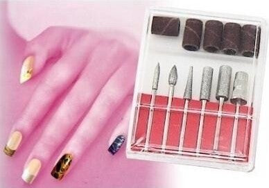 6 PUNTE KIT SET FRESA FRESATRICE NAIL ART UNGHIE CILINDRI ABRASIVI SCOVOLINI Bellezza/Manicure e pedicure/Strumenti e accessori/Frese per unghie Trade Shop italia - Napoli, Commerciovirtuoso.it