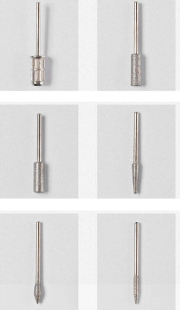6 PUNTE KIT SET FRESA FRESATRICE NAIL ART UNGHIE CILINDRI ABRASIVI SCOVOLINI Bellezza/Manicure e pedicure/Strumenti e accessori/Frese per unghie Trade Shop italia - Napoli, Commerciovirtuoso.it