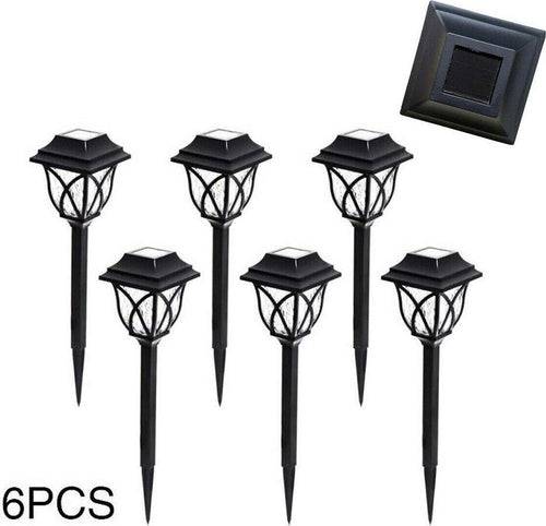 6 Pz Lampada 1 Led Con Pannello Solare Da Giardino Picchetto Esterno Te-b0155 Illuminazione/Illuminazione per esterni/Luci per sentieri Trade Shop italia - Napoli, Commerciovirtuoso.it