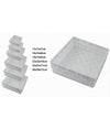 6 Pz Scatola In Tessuto Contenitori Organizer Bagno Armadio Grigio Chiaro 79072