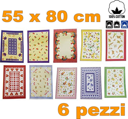 6 STROFINACCI COTONE FIBRA NATURALE ASCIUGAPIATTI ASCIUGA PIATTI CANOVACCIO Casa e cucina/Tessili per la casa/Tessili da cucina/Strofinacci Trade Shop italia - Napoli, Commerciovirtuoso.it