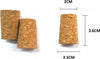 6-Tappo-Tappi-Sughero-Conici-Conico-H-3,5-Cm-Per-Bottiglie-Bottiglia-Spumante