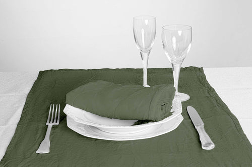 6 Tovaglioli Da Tavola 100% Puro Lino Verdi Oliva 45x45 Cm Tovagliolo Lavato Delavè Stone Washed Morbido Resistente Elegante Made In Italy Verde Oliva Casa e cucina/Tessili per la casa/Tessili da cucina/Tovaglioli Vanita di raso - Sesto San Giovanni, Commerciovirtuoso.it