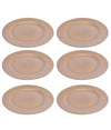 6 X Sottopiatti Natalizi In Plastica 33cm Decorazioni Natale Per La Tavola Gold
