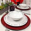 6 X Sottopiatti Natalizi In Plastica 33cm Decorazioni Natale Per La Tavola Rosso Casa, arredamento e bricolage > Prodotti per Feste > Prodotti Natalizi Trade Shop italia - Napoli, Commerciovirtuoso.it