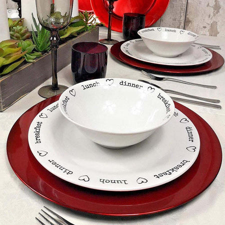6 X Sottopiatti Natalizi In Plastica 33cm Decorazioni Natale Per La Tavola Rosso Casa, arredamento e bricolage > Prodotti per Feste > Prodotti Natalizi Trade Shop italia - Napoli, Commerciovirtuoso.it