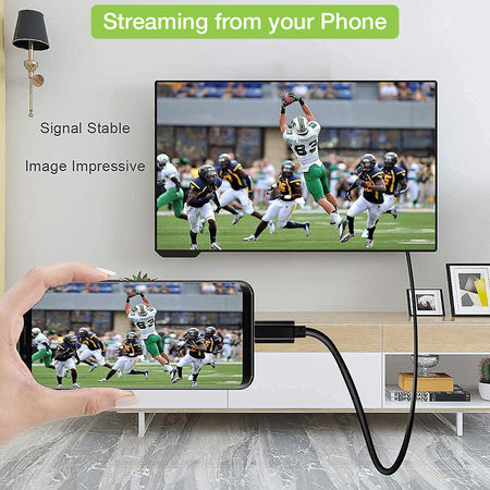 Cavo Adattatore USB-C Maschio a HDMI 2.0 4K Maschio 5m Nero