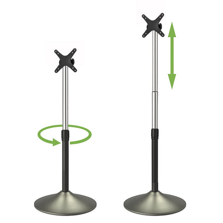 Supporto a Pavimento Colonna a Base Circolare per TV LCD/LED 13-27''