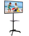 Supporto a Pavimento con Mensola Trolley TV LCD/LED/Plasma 23''-55''