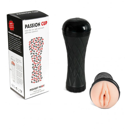 MASTURBATORE VAGINA IN MORBIDO CYBERSKIN CON CUSTODIA COPPA RIGIDA TORCIA NERA