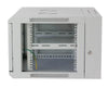Armadio Rack 19'' a muro 9 unità due sezioni Grigio