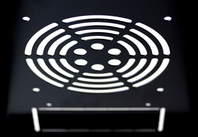 Armadio Rack 10'' a muro 6 unità Porta Cieca Nero