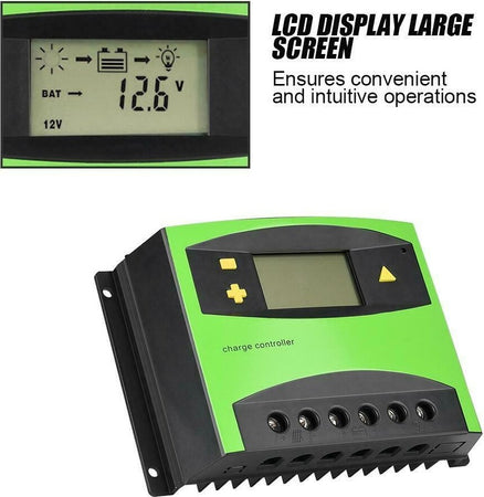 60 Ampere Controller Regolatore Di Carica Batteria del pannello solare 12V/24V Commercio Industria e Scienza/Energia solare e eolica/Regolatori e accessori per ricarica/Regolatori MPPT Zencoccostore - Formia, Commerciovirtuoso.it