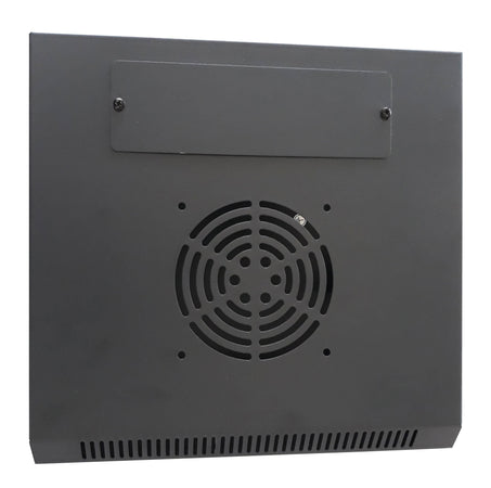 Armadio Rack 10'' a Muro 6 Unità Pannelli Asportabili Nero