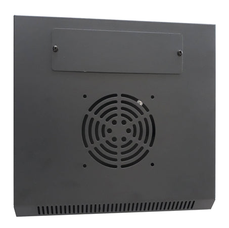 Armadio Rack 10'' a Muro 9 Unità Pannelli Asportabili Nero
