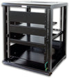 Armadio Rack 19'' 600x600 15U per Audio Video Nero