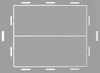 Armadio Rack 19'' a Muro 15 Unità P.450 mm Flat Pack Grigio