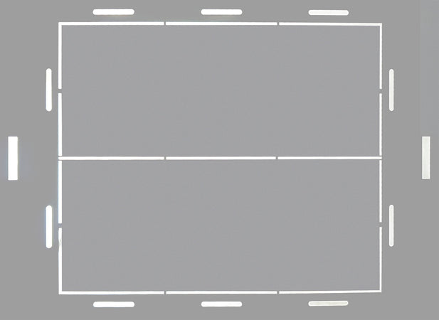 Armadio Rack 19'' a Muro 15 Unità P.450 mm Flat Pack Grigio