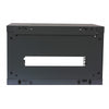 Armadio Rack 19'' a muro 6 unità sezione unica profondità 450mm Nero
