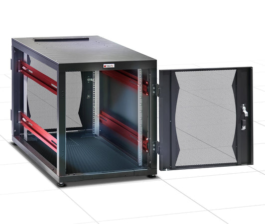 Armadio Server Rack 19'' 600x1000 14 Unita' Nero Flat Pack