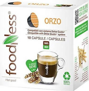 60 capsule Foodness Capsule Compatibili Dolce Gusto, Orzo Bio 6 blister x10 pz Capsule Dolce Gusto Non solo caffè online - Albano Laziale, Commerciovirtuoso.it