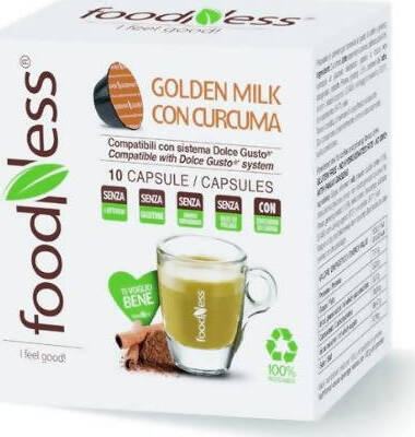60 capsule Foodness Capsule Dolce Gusto, Golden Milk e Curcuma 6 blister x 10 pz Capsule Dolce Gusto Non solo caffè online - Albano Laziale, Commerciovirtuoso.it