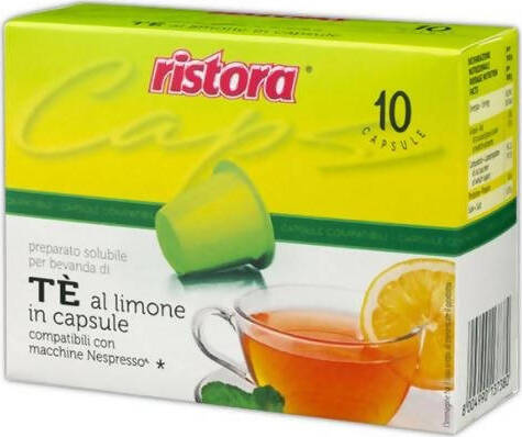 60 Capsule Thè Limone Ristora Compatibili Nespresso Blister 12 x10Pz Alimentari e cura della casa/Caffè tè e bevande/Tè e tisane/Tè Assortiti Non solo alimenti - Albano Laziale, Commerciovirtuoso.it