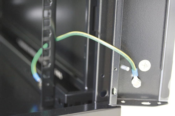 Armadio Rack 19'' a muro 15 unità sezione unica prof. 450mm Nero